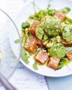 пошаговый способ приготовления салата из гречки с лососем и авокадо
