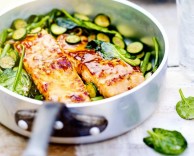 рецепт лосося терияки с овощами