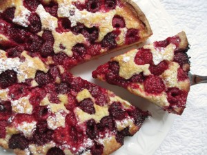 рецепт шведского несладкого пирога с малиной